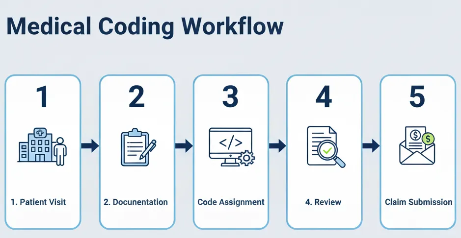 medical coding workflow