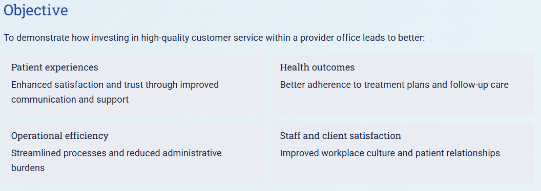 The Impact of Exceptional Customer Service in a Provider Office